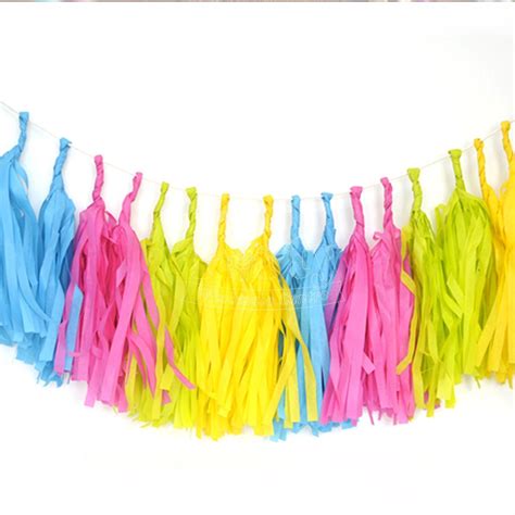 Tassel Garland Tissue Party Supplies Party Wholesale