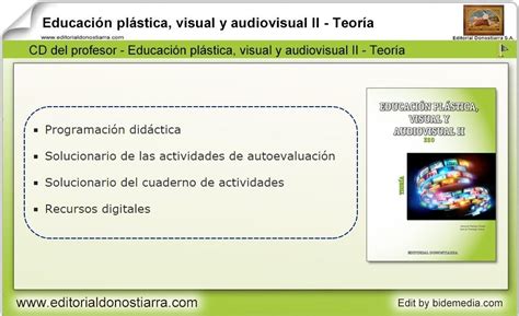 Cd Educacion Plastica Visual Y Audiovisual Ii Editorial