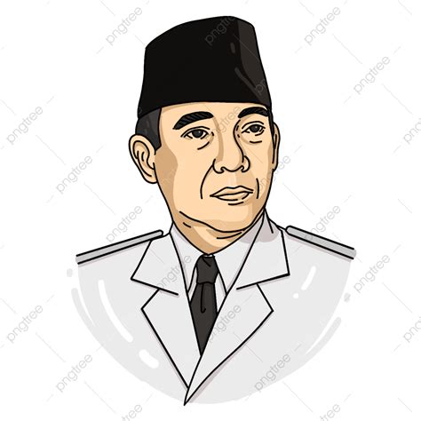 Gambar Soekarno Vector Png