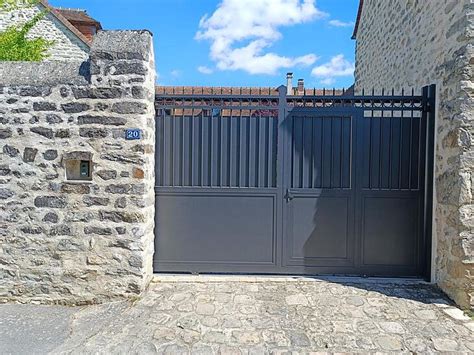 Portillon Int Gr Un Portail En Aluminium Coulissant Tschoepp