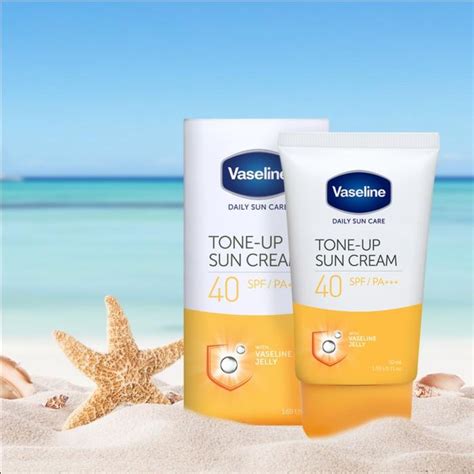 Jual Vaseline Daily Sun Care Tone Up Sun Cream Spf 40 50Ml Shopee