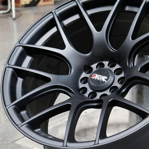 X Xxr X X Flat Black Wheels Rims Set Ebay