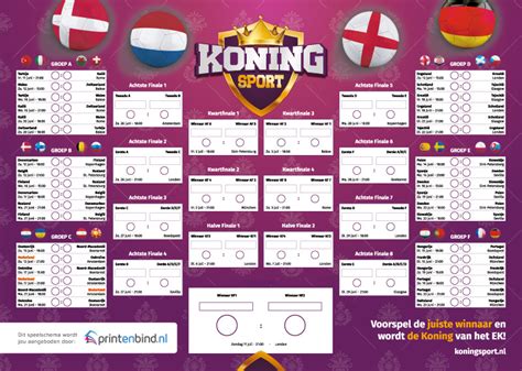 Voetbal Ek Schema Ek Voetbal 2021 Speelschema In Je Agenda Vraag Het