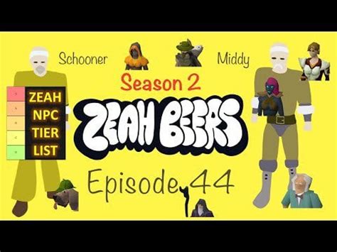 Zeah NPC Tier List - Zeah GIM (Zeah Beers #44) - a very fun episode to ...