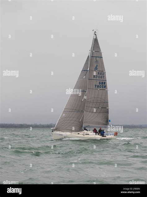 J105 Class Yacht Gbr7805r Jin Tonic During The 2017 Round The Island