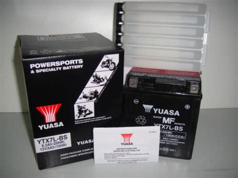 Battery YTX7L BS Original Yuasa Honda CBF N PC38 PC43 600 2004 2007