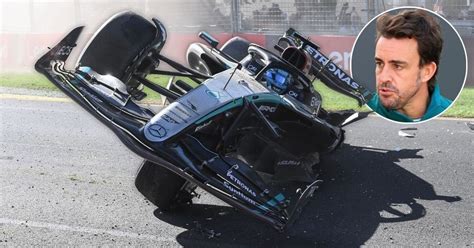 Fernando Alonso Surprised At F1 Penalty Over Horror Smash That Left George Russell Screaming R