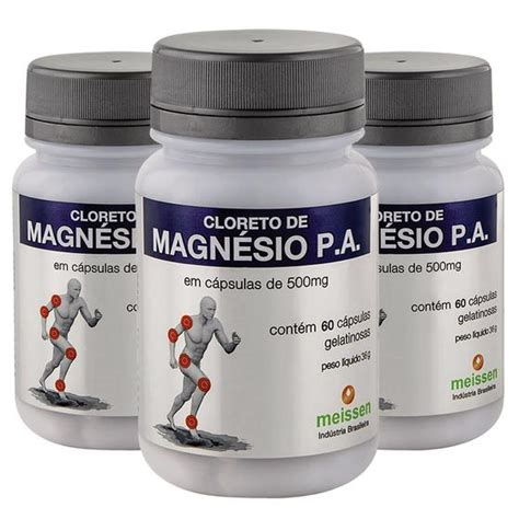 Cloreto De Magnesio P A Mg Capsulas Meissen Cloreto De