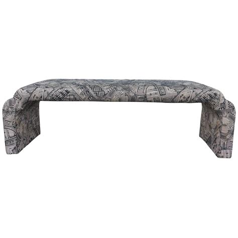 Upholstered Waterfall Bench Waterfall Bench Upholster