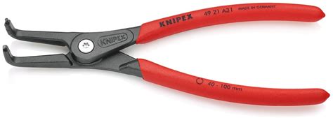 Knipex 49 21 A31 Precision External Bent Nose Circlip Plier 40 100mm