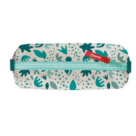 Maped Smiling Planet Pencil Case Recycled Fabric Maped Helix Sa