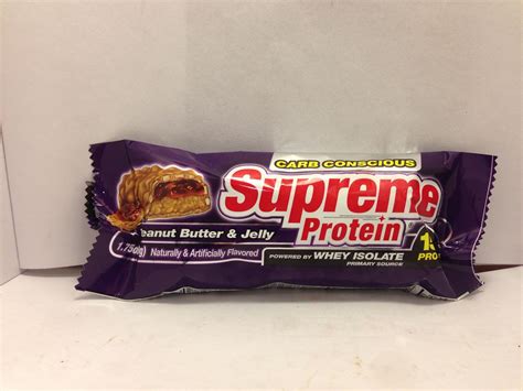 Crazy Food Dude Review Supreme Protein Peanut Butter And Jelly Protein Bar