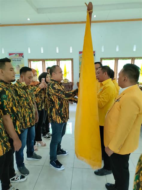 Resmi Dilantik AMPG Bonbol Siap Menangkan Golkar Pada Pemilu 2024