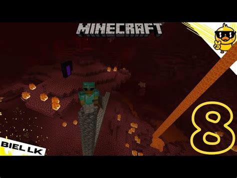 ENTREI NO NETHER PELA PRIMEIRA VEZ MINECRAFT Nether BIEL LK EM