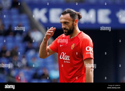 BARCELONA MAR 20 Vedat Muriqi In Action At The La Liga Match Between