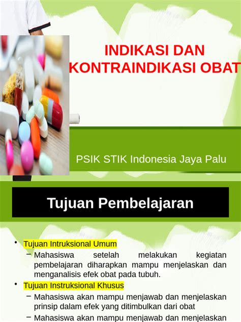 indikasi  kontraindikasi obat
