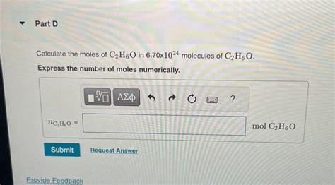 Solved Calculate The Moles Of C H O In Molecules Chegg