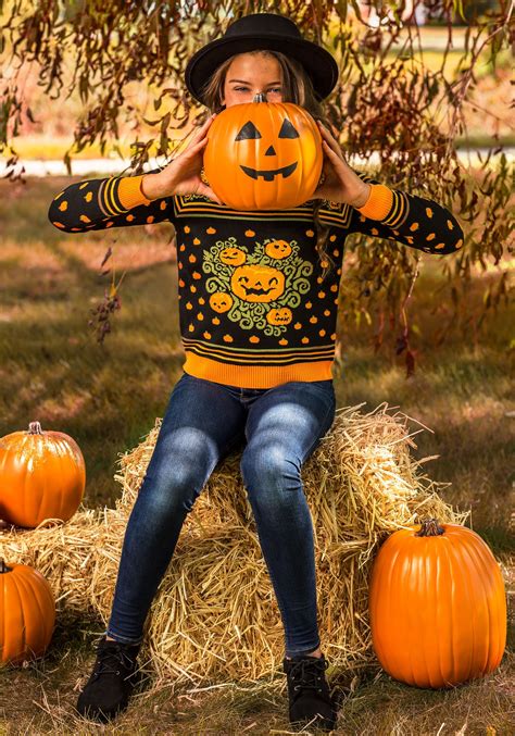 Pumpkin Patch Halloween Sweater for Toddlers