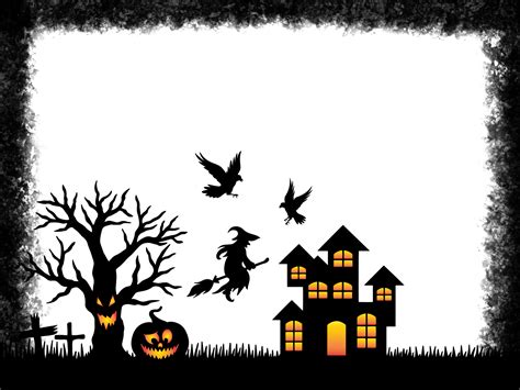 background Silhouette Halloween 12520507 PNG