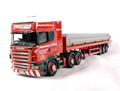 Corgi Cc Scania R Series Flatbed Trailer Load Prestons Of Potto