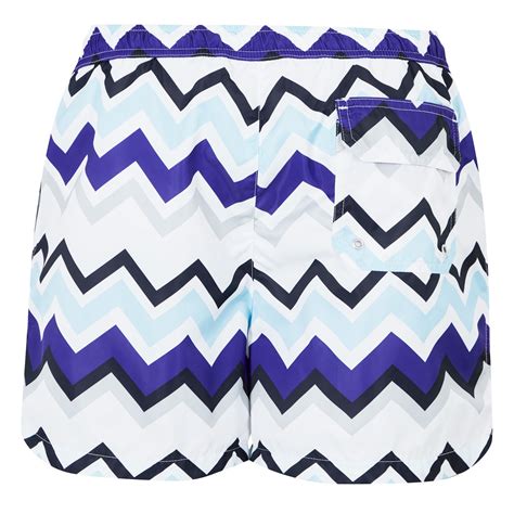 Missoni Zig Zag Swim Shorts Men Swim Shorts Flannels