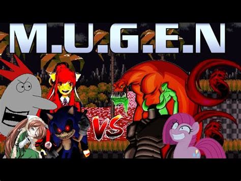 Mugen Request Evil Dooby Dummy Suiseiseki Monika Sonic Exe Vs