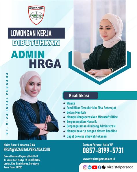 Lowongan Kerja Admin Hrga