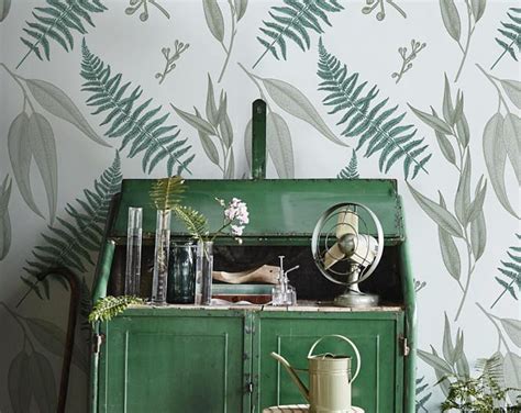 Fern Wallpaper Wall Covering Removable Wallpaper Wallpaper