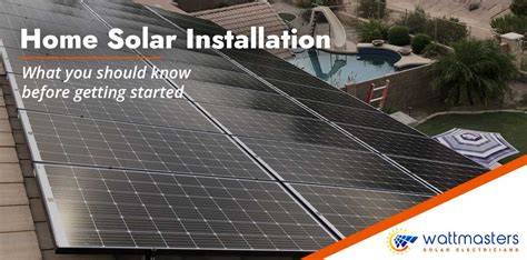 Home Solar Installation in Phoenix, AZ | Watt Masters