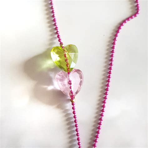 Flowers Heart Necklace - Hearty Arty