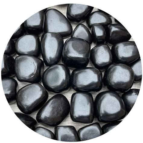 Amazon Gaf Treasures Lb Jet Tumbled Stones Polished Jet