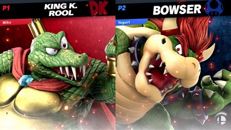 LSW Captain Diddy K Rool Vs Yogurt Bowser WR3 Ult Singles 1