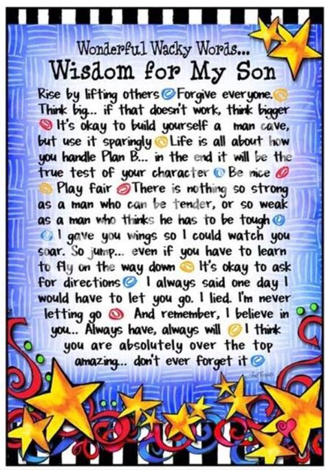 Words Of Wisdom For My Son Favorite Quotes Pinterest