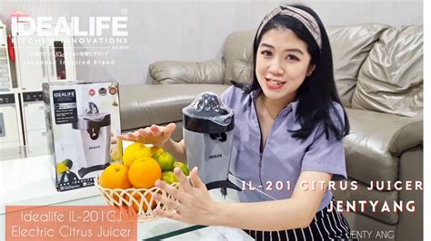 Review Idealife Il Cj Electric Citrus Juicer Youtube