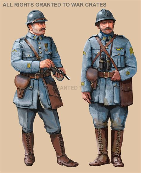 Ww French Officers By Manulacanette On Deviantart In Military