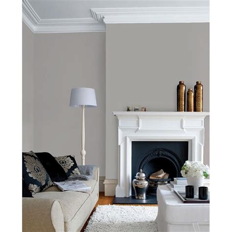 Crown Walls And Ceilings Matt Emulsion Paint Granite Dust 25l Grey