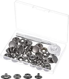 Amazon Uxcell Sets Leather Snap Fasteners Kit Inch Mm