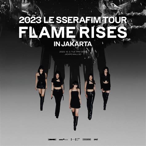 2023 Le Sserafim Flame Rises Tour Ticket Details Discover Latest K