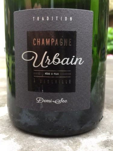 Urbain Tradition Demi Sec Champagne Vivino US