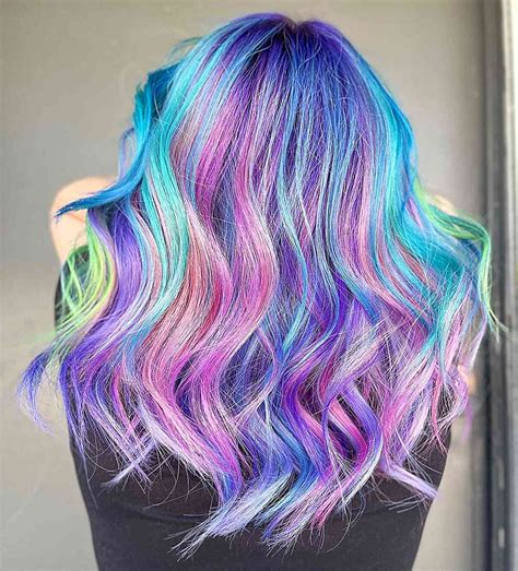 Color Mermaid Hairstyles