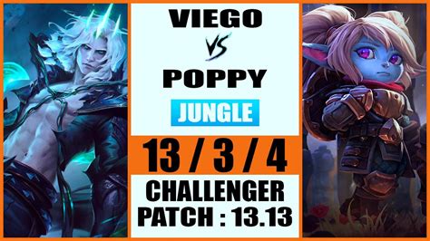 Viego Vs Poppy Jungle KR Challenger Patch 13 13 YouTube