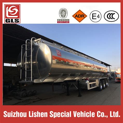 Axle Cbm Fuel Tank Tanker Semi Trailer For Sale Aluminum Alloy