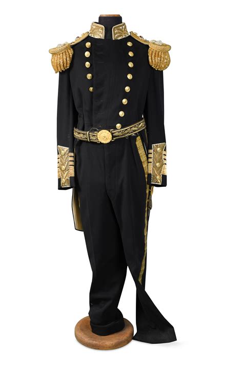 A Royal Navy Vice Admiral Uniform By Gieves Ltd In Cheffins Fine Art