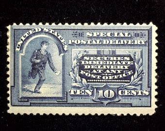 10 Cent Stamp Special Delivery Etsy