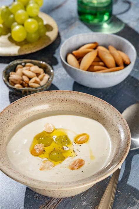 Ajo Blanco White Gazpacho The Mediterranean Dish