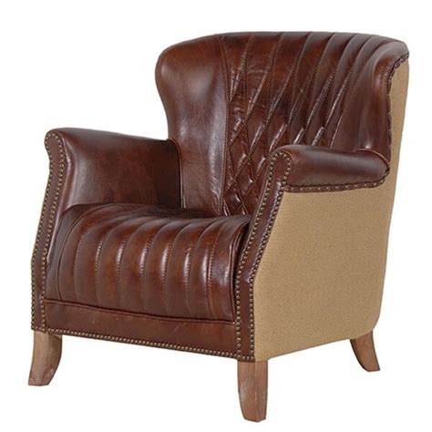 Single Seater Leather Finish Sofa | Rajtaishree