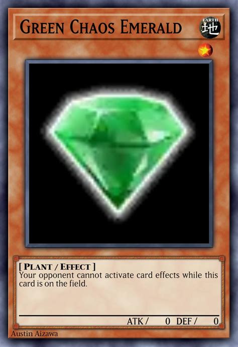 Green Chaos Emerald by AustinAizawa on DeviantArt