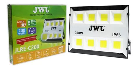 Reflector Tipo Cob W Luz Blanca K Pzs Jwj