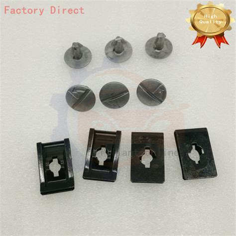 10 Pcs Lower Engine Cover Pin Screw Access Clip For Honda Accord Civic