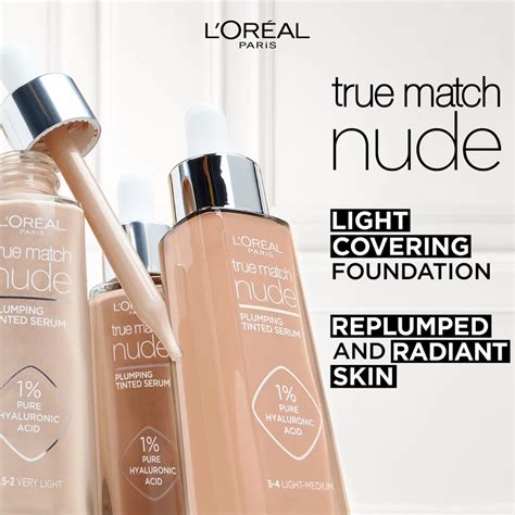 L Oréal Paris Cosmetics True Match Nude Plumping Tinted Serum 30 ml